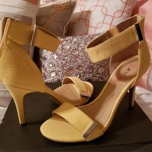 Yellow Heel Sandals